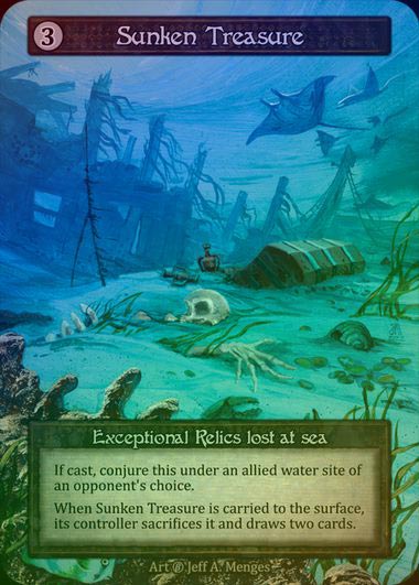 【FOIL】[Artifact] Sunken Treasure [beta-Exceptional]